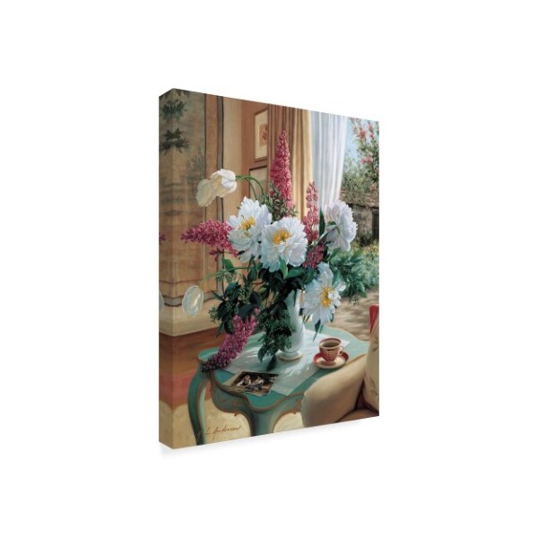 Robin Anderson 'Tea At Marguerites' Canvas Art,14x19